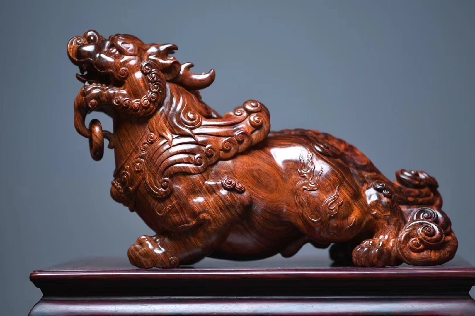 海南黄花梨瑞兽