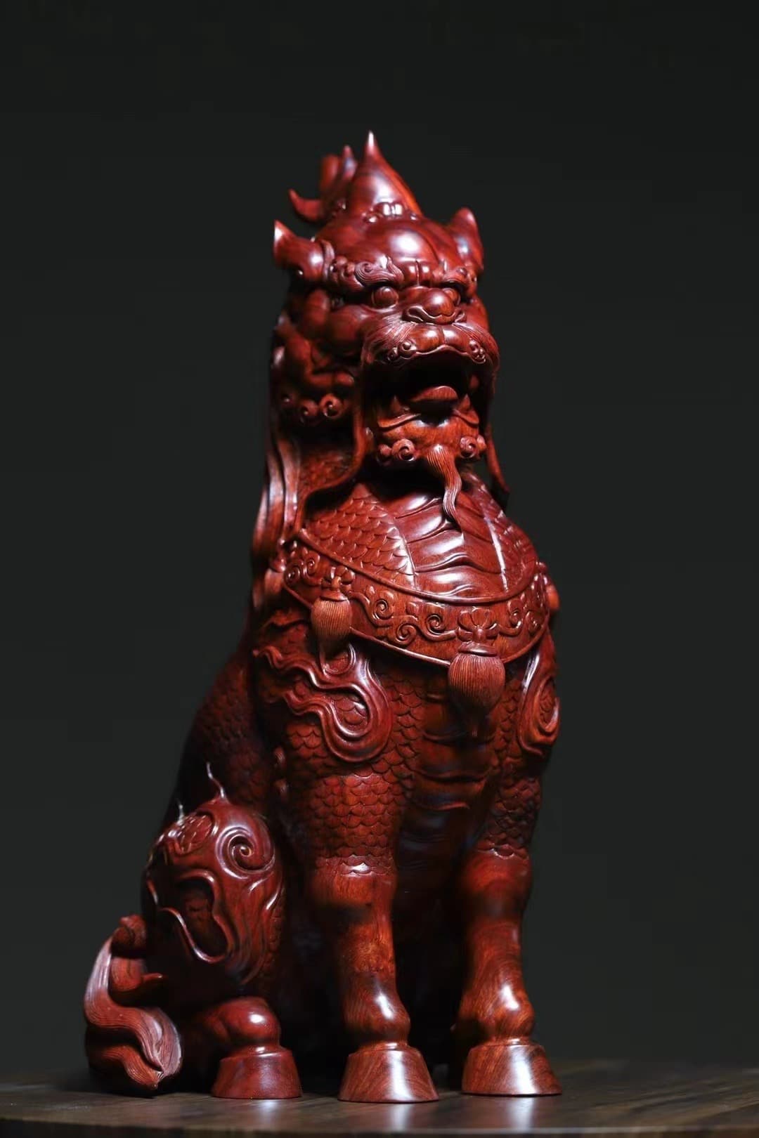 小叶紫檀檀香紫檀大麒麟